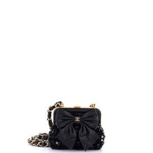 Chanel Bow Frame Clutch With Chain #233817C39B